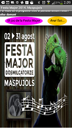 Festa Major 2014. Maspujols poster 2
