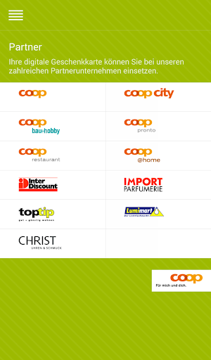 【免費財經App】Coop Geschenkkarten-App-APP點子