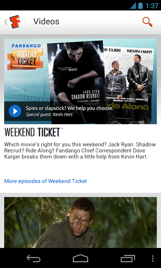Fandango Movies Android Apps on Google Play