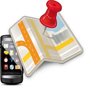 Tracking GPS cellphone logo