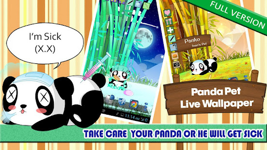 Panda Pet Live Wallpaper Free(圖5)-速報App