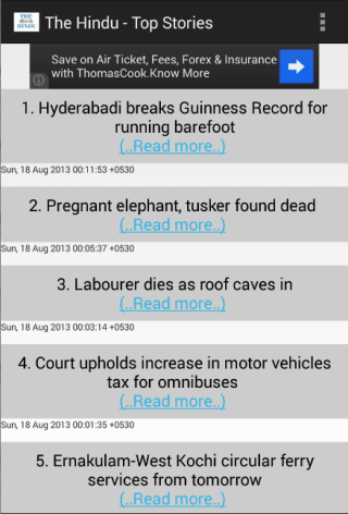 【免費新聞App】The Hindu Top Stories-APP點子