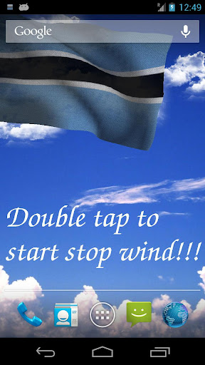 3D Botswana Flag LWP +