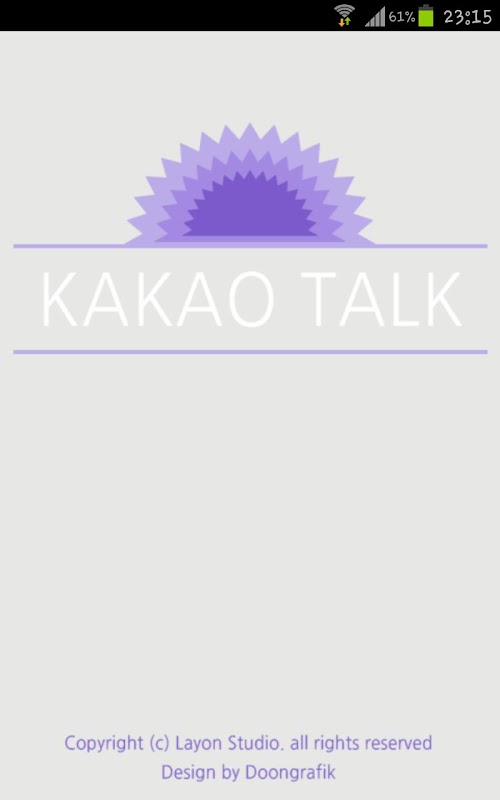 Android application Simple Purple for Kakaotalk screenshort