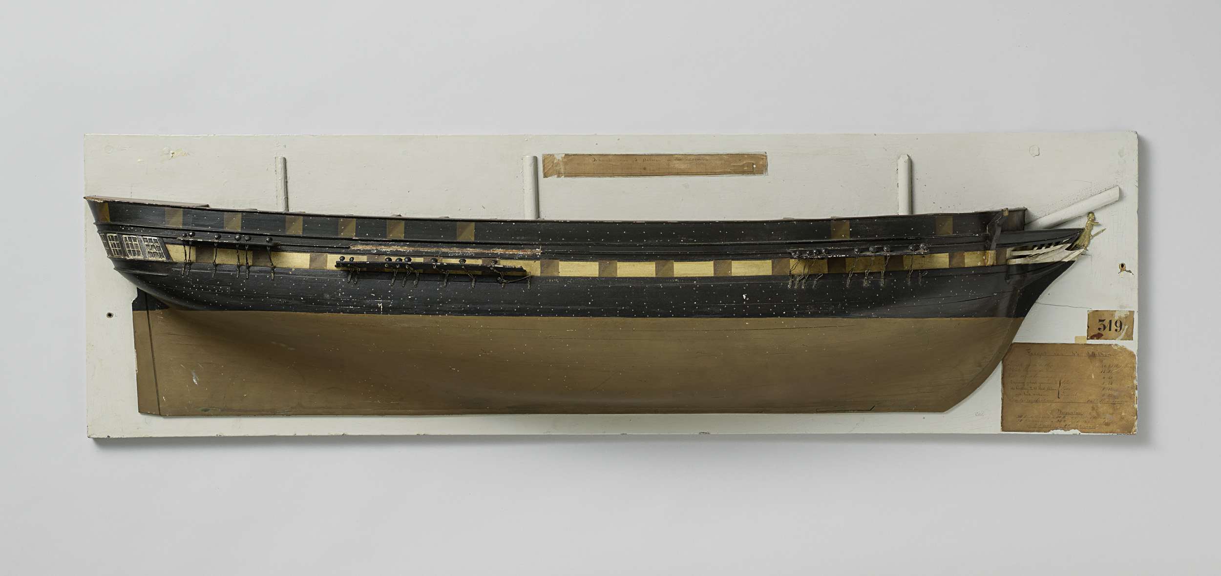Half Model of a 44-Gun Frigate