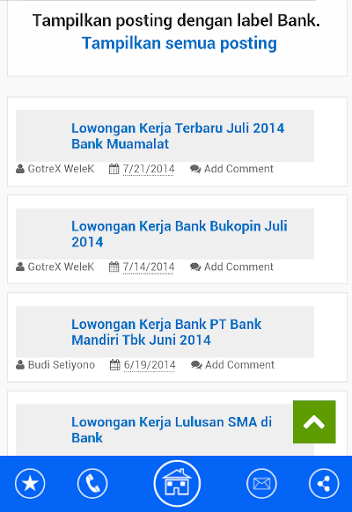 Lowongan Kerja Terupdate