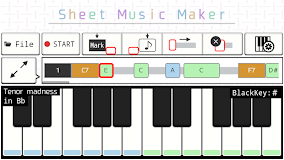 Simple Sheet Music Tool