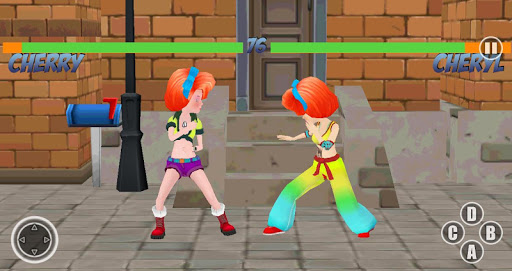 【免費動作App】School Girls Fight 3d-APP點子