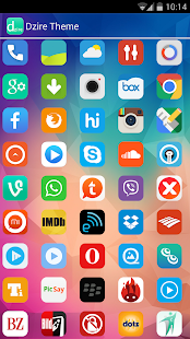 Dzire IOS 7 Theme Apex Nova GO - screenshot thumbnail