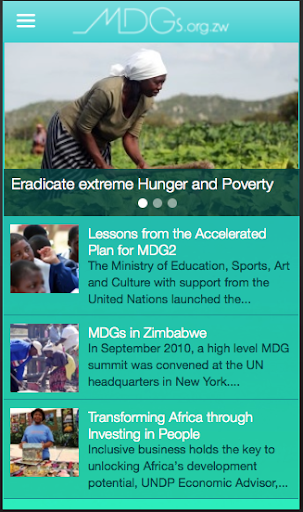 MDGs Zimbabwe