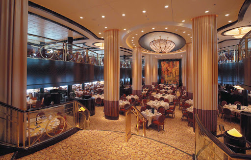 The Reflections dining room, on decks 4 and 5 of Serenade of the Seas, has an assortment of menu items that changes daily.
