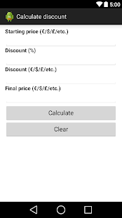 Free Download Calculate discount APK