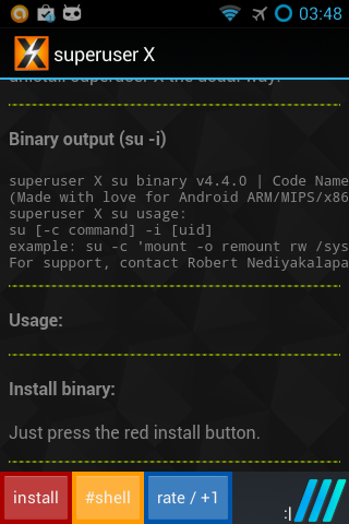 superuser X - screenshot