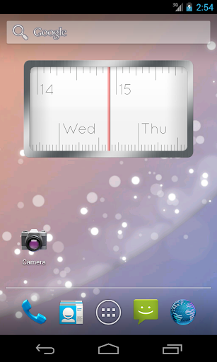 Linear Clock Widget