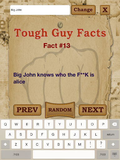 【免費娛樂App】Tough Guy Facts : 2000+ jokes-APP點子