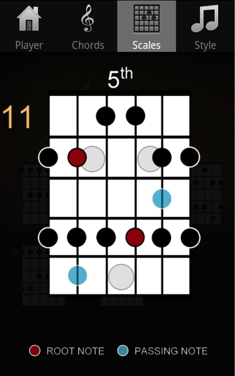 Guitar Jam Tracks Scales Buddy Screen 3
