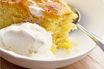 Orange polenta cake