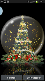 Snow Globe Christmas Tree LWP(圖3)-速報App