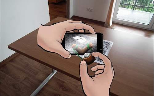 Android application SlinGame Augmented Reality screenshort