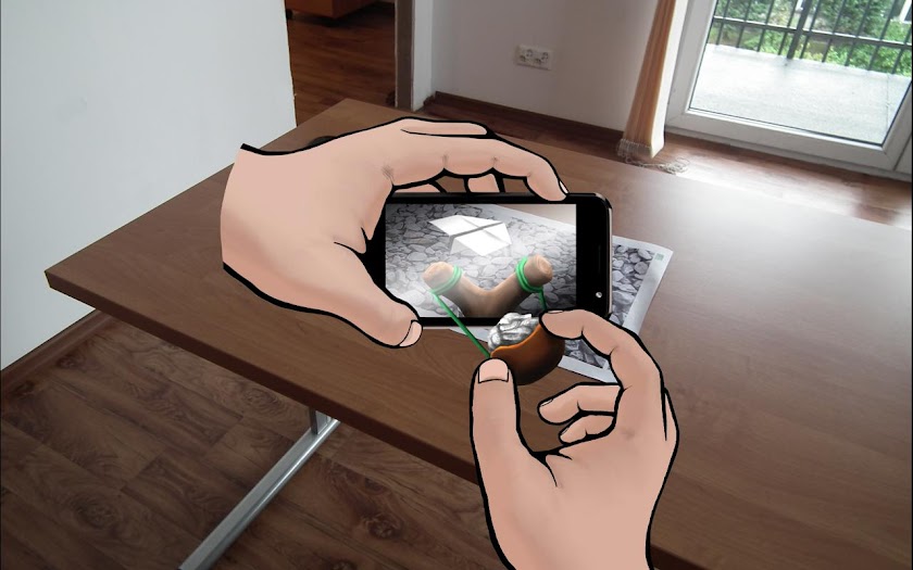 SlinGame Augmented Reality Screen 1