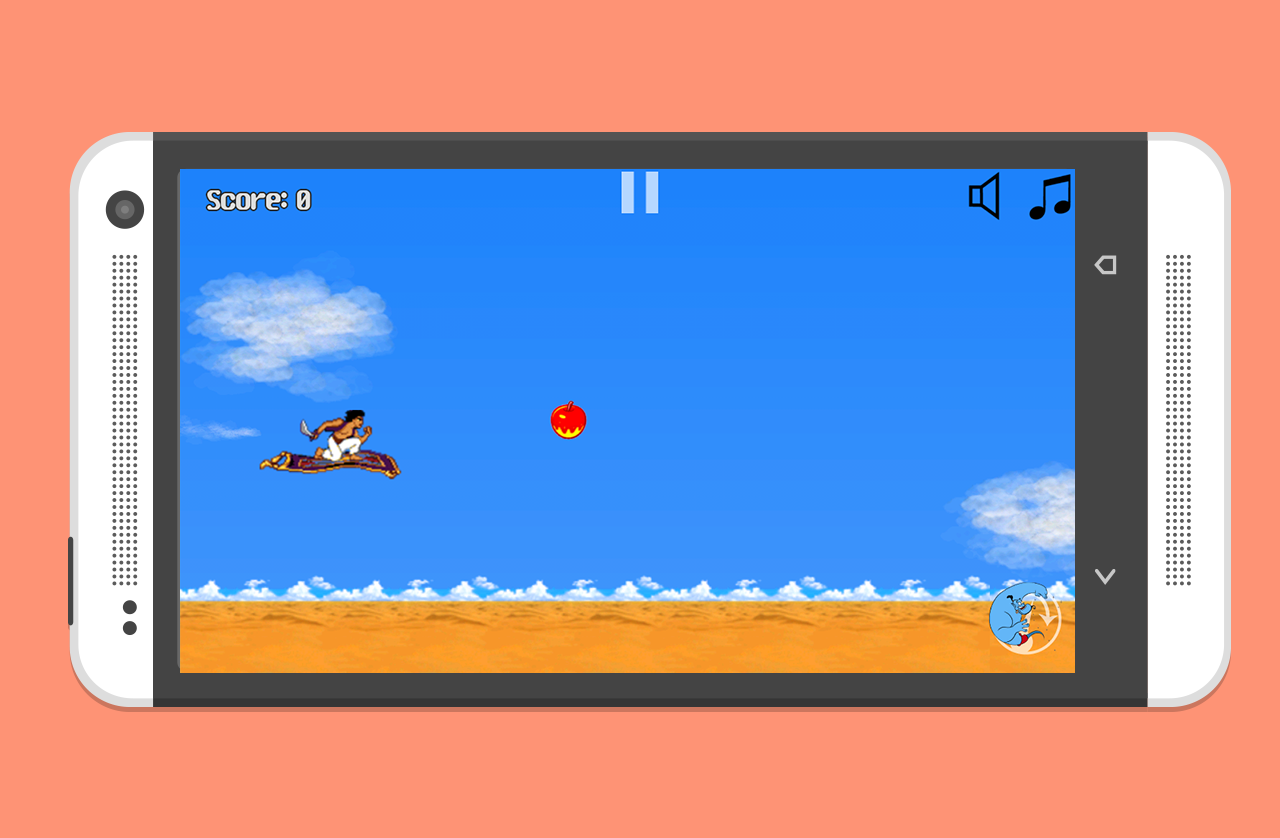 Aladdin Desert Surfer - screenshot