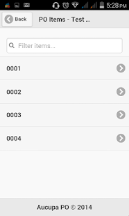 SAP PO approval Android app Screenshots 5