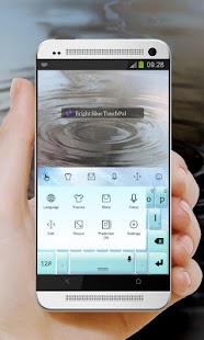 Bright Blue TouchPal Theme Screenshots 7