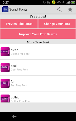 Fonts for FlipFont Script