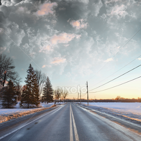 On the road again  by Yancy Gauthier - Digital Art Places