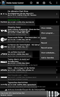 Media Center Control - screenshot thumbnail
