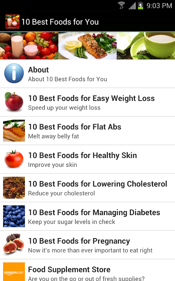 10 Best Foods for You Android Apps on Google Play