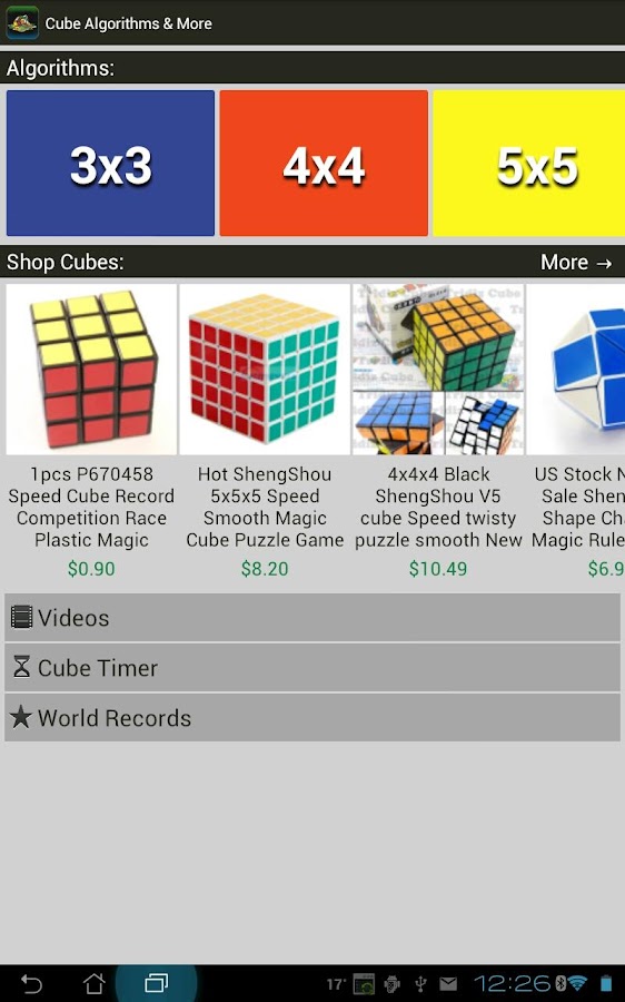 Rubik's Cube Algorithms, Timer APK by JQR APPS Details