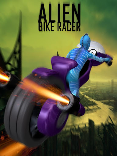 Alien Space Bike Racing