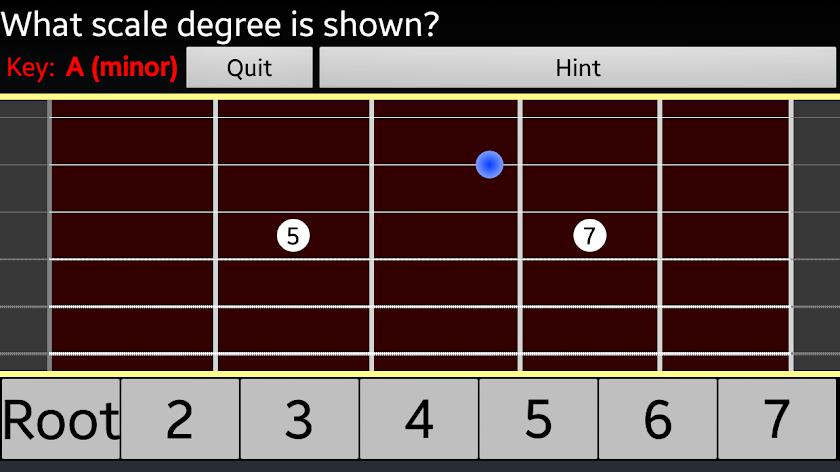 RR Guitar Scale Trainer Screen 2