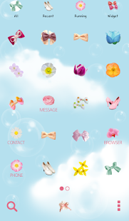 Download lovely girl dodol theme APK