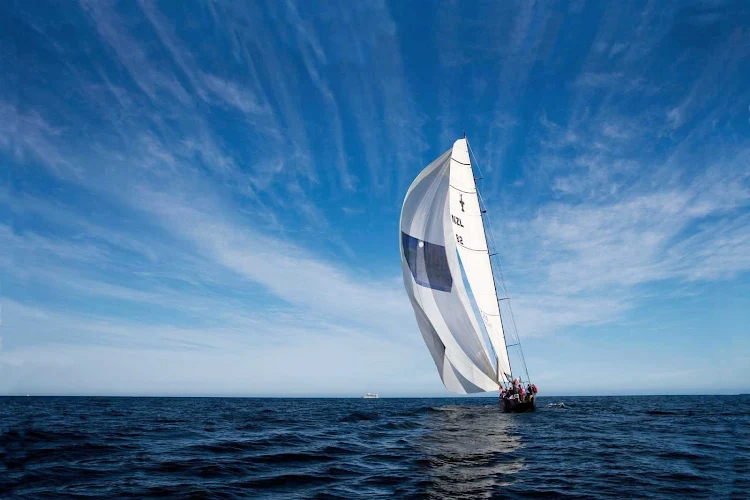 Sailing off Cabo San Lucas in Baja California, Mexico. 
