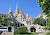 Fisherman's Bastion on the Buda bank of the Danube River in Budapest, Hungary.