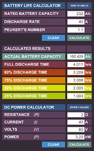 DC Battery Life Calculator(圖5)-速報App