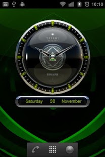 Trumph Designer Clock Widget - náhled