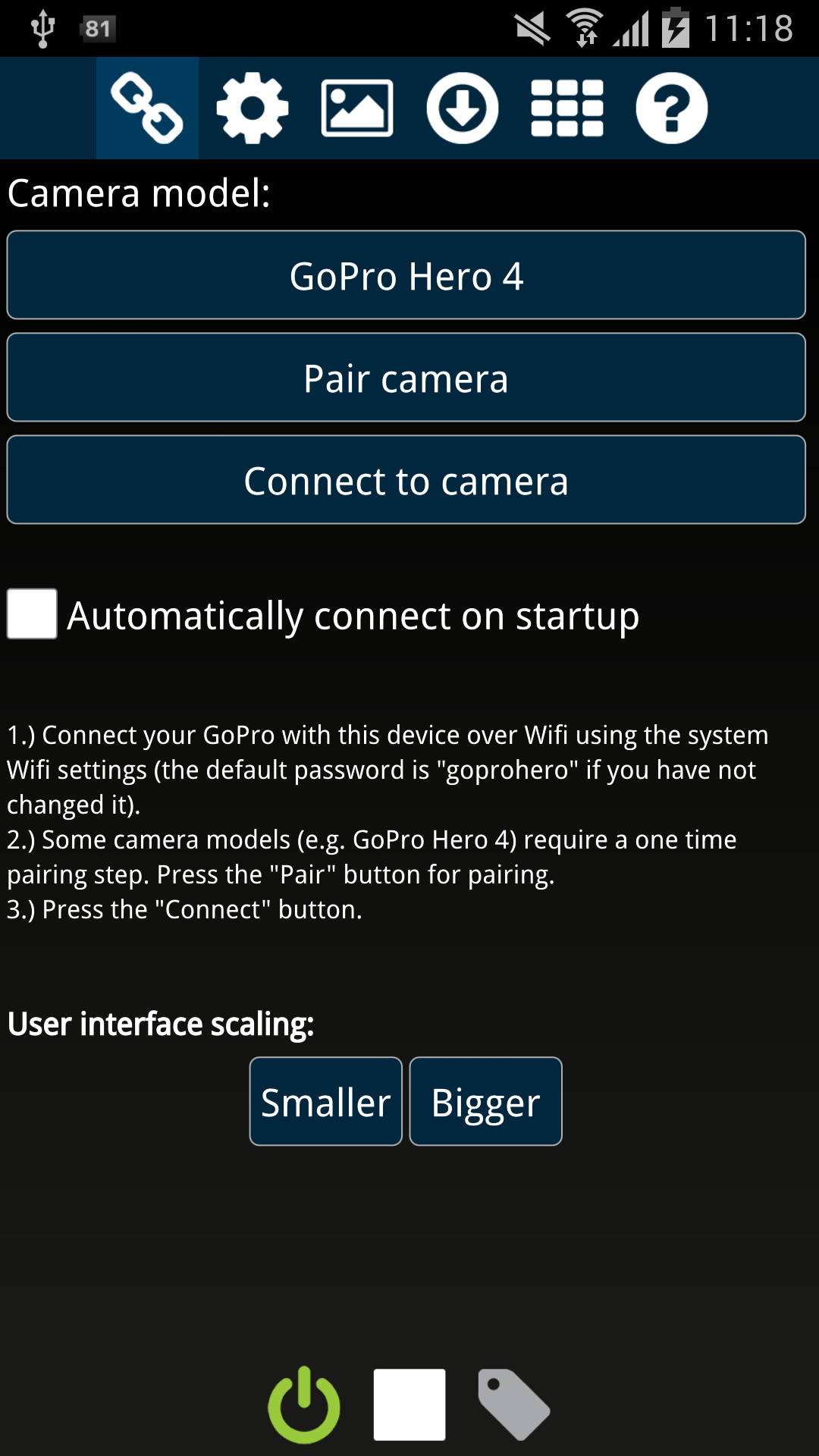 Android application Camera Suite for Hero screenshort