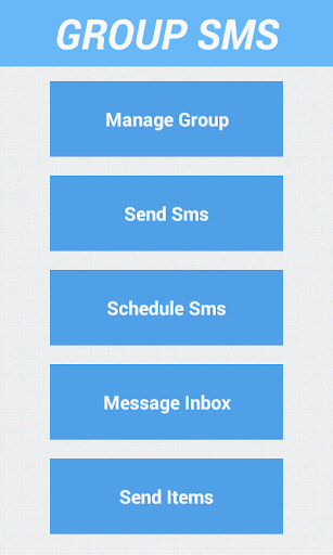 Group SMS Schedule SMS