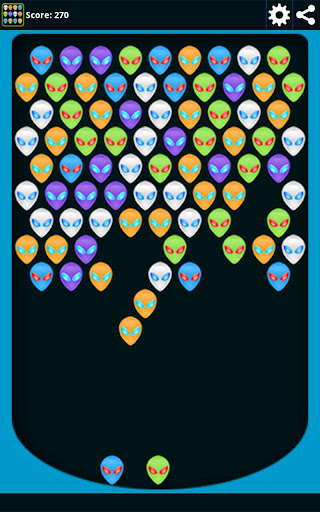 【免費休閒App】氣泡外星人-APP點子