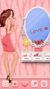 Lipstick GO Launcher Theme Screenshots 2