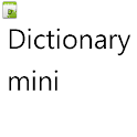 fixed)Mini En to De dictionary logo