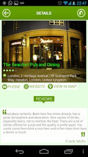 Restaurant Finder - London, UK Screenshots 3
