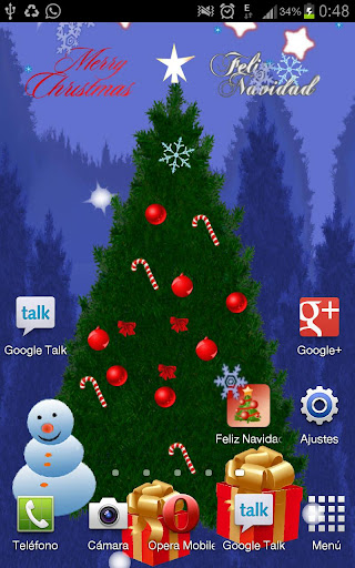 Xmas Tree Live Wallpaper Free