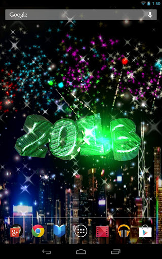 【免費個人化App】2013 New Year Premium - 3D LWP-APP點子