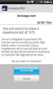 Download SnapNames Domain Name Auctions APK for Android