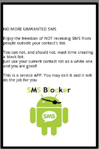 SMS BLOCKER