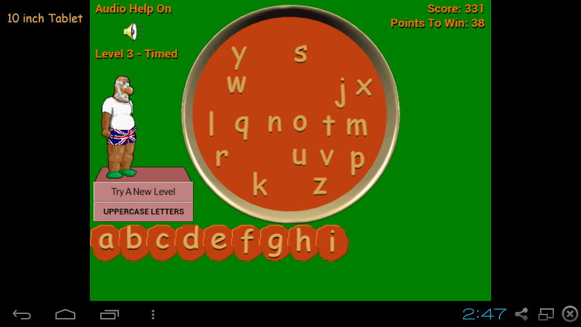 Alphabet Soup Screen 2